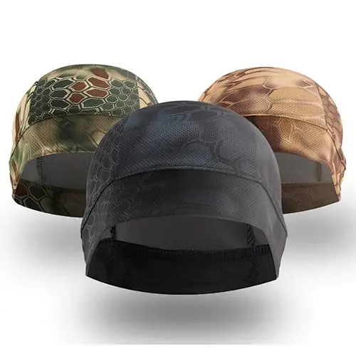Cycling Helmet Liner Running Beanie Skull Cap Sweat Wicking Hat Running Cycling Skiing Basketball Sports Cap
