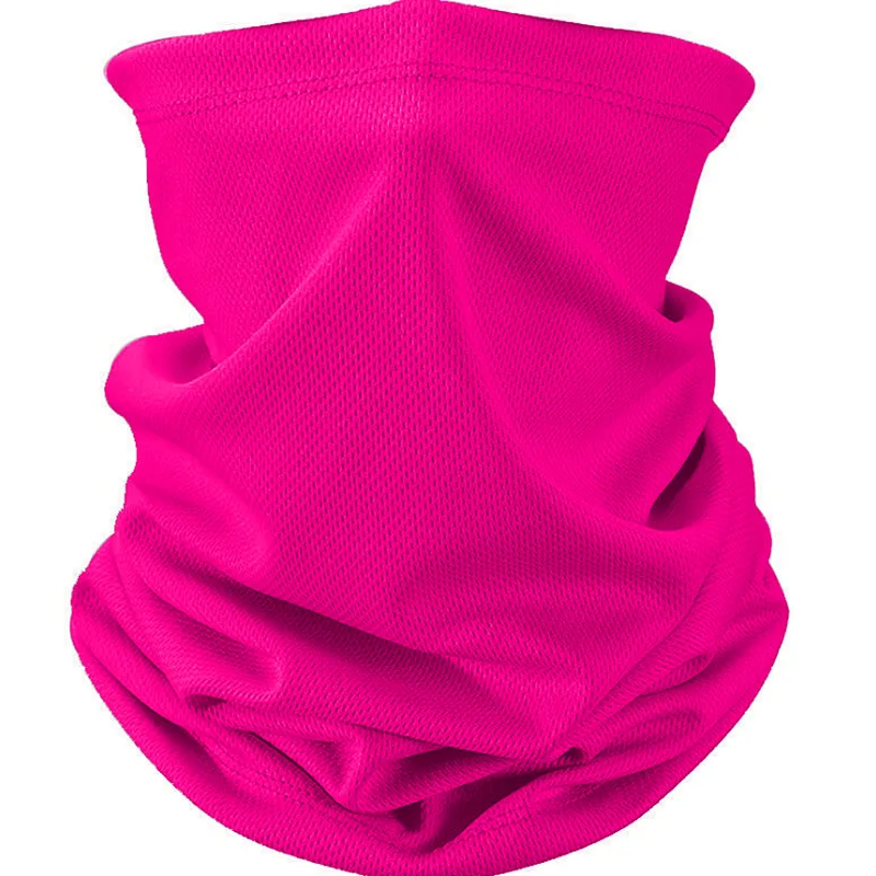 Factory wholesale cooling Bandanas Neck Gaiter Head Wrap Scarf Neck Warmer for Cycling Motorcycle Outdoor Bandana Face cover summer buffs