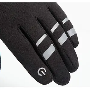 Wholesale Wear Resistant Breathable Anti-Slip Cycling Bike Gloves Full Finger Reflective Men Women Outdoor Climbing Gloves