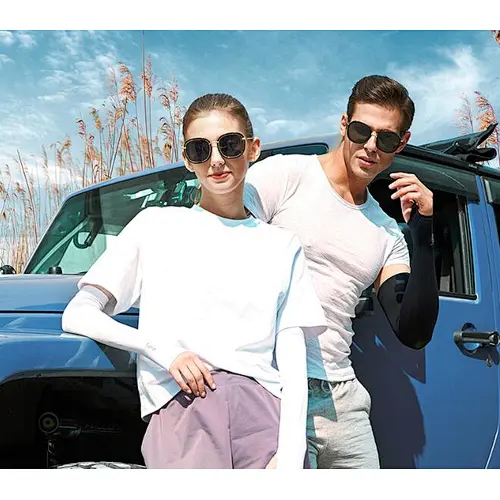 Wholesale Summer Fashion Men Women Cooling Arm Sleeves (1 pair pack) UV Block Driving Riding Running Cycling Arm Sleeves