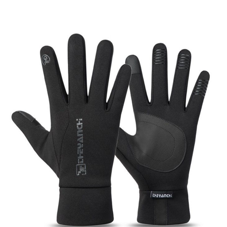 Factory wholesale winter touch screen bike gloves winter customize warm cycling gloves waterproof bike gloves