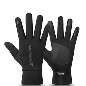 Factory wholesale winter touch screen bike gloves winter customize warm cycling gloves waterproof bike gloves