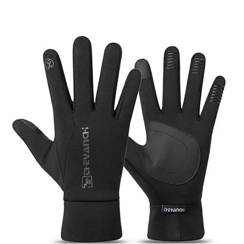 Factory wholesale winter touch screen bike gloves winter customize warm cycling gloves waterproof bike gloves