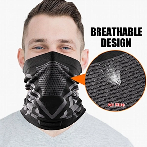 Factory wholesale Men Women Breathable neck Gaiter Windproof Bandana scarf Ski Face Cover Fishing Hiking Cycling Neck Gaiter
