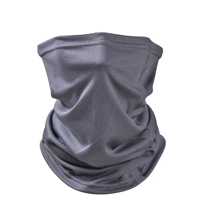 Factory wholesale High Visibility Reflective Safety neck Giater cycling Bandanas Anti Dust Breathable Windproof Neck Gaiter