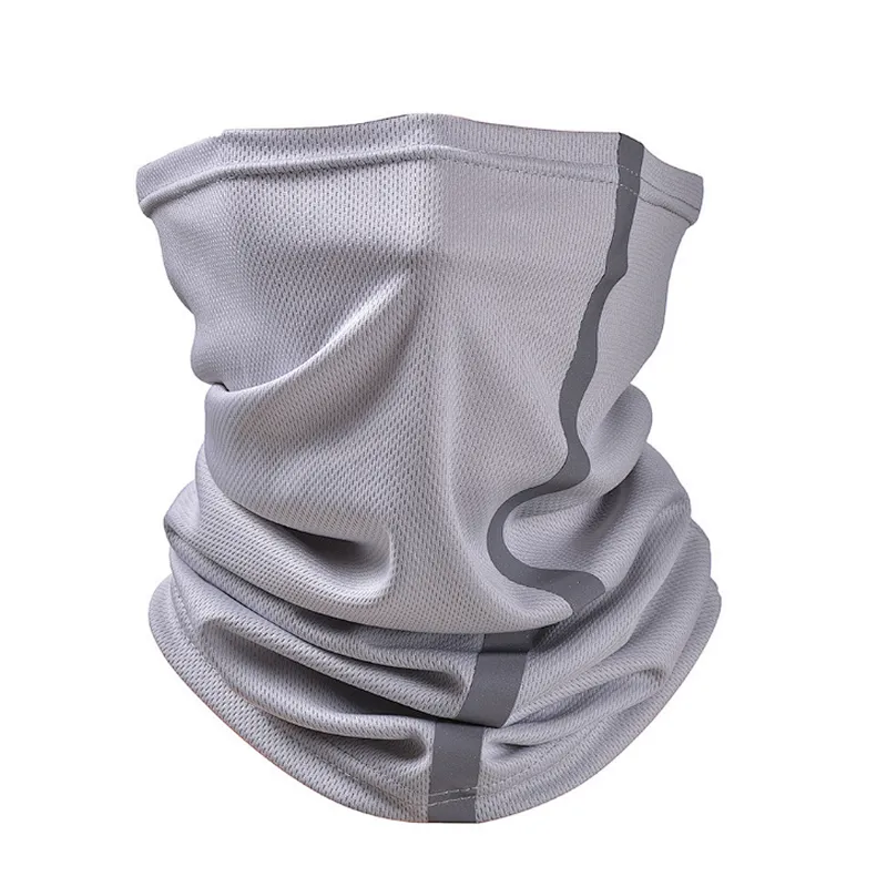 Factory wholesale High Visibility Reflective Safety neck Giater cycling Bandanas Anti Dust Breathable Windproof Neck Gaiter