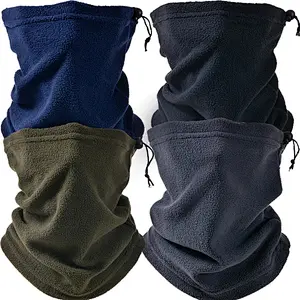 Factory Wholesale Winter Soft Fleece Warm Neck Gaiter Neck Warmer Bandana Mask for Cold Weather Outdoor Cycling Sports