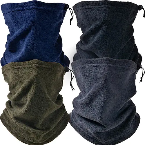 Factory Wholesale Winter Soft Fleece Warm Neck Gaiter Neck Warmer Bandana Mask for Cold Weather Outdoor Cycling Sports