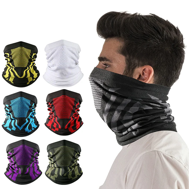 Factory wholesale Men Women Breathable neck Gaiter Windproof Bandana scarf Ski Face Cover Fishing Hiking Cycling Neck Gaiter