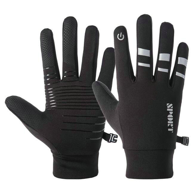 Wholesale Wear Resistant Breathable Anti-Slip Cycling Bike Gloves Full Finger Reflective Men Women Outdoor Climbing Gloves