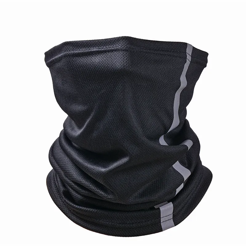 Factory wholesale High Visibility Reflective Safety neck Giater cycling Bandanas Anti Dust Breathable Windproof Neck Gaiter