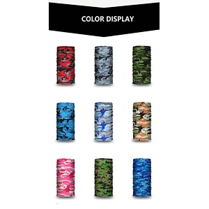 Factory Wholesale Sun UV Protection cycling fishing Neck Gaiter Cycling Mask Dustproof Cooling Bandanas Mask