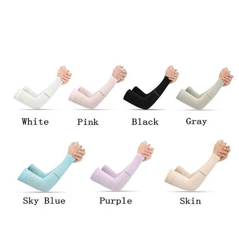 Wholesale UV Protection Cooling Arm Sleeves Running Cycling Fishing Golf Driving Arm Sleeves