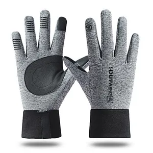 Factory wholesale winter touch screen bike gloves winter customize warm cycling gloves waterproof bike gloves