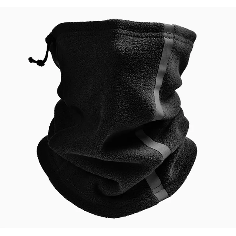 Factory Wholesale Reflective Soft Fleece Neck Gaiter Warmer Bandana for Cold Weather Winter Outdoor Cycling Neck Warmer