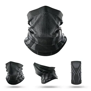 Factory wholesale Men Women Knitting Winter neck warmer Warm Soft tube Bandana ski scarf Snowboard windproof Warm neck gaiter
