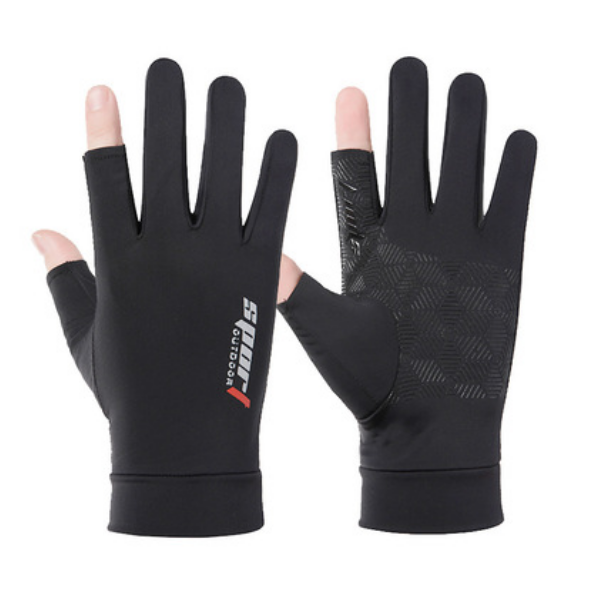 sun protection Fishing gloves Spring summer breathable sunscreen antiskid cycling gloves bike gloves