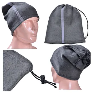 Factory Wholesale Reflective Soft Fleece Neck Gaiter Warmer Bandana for Cold Weather Winter Outdoor Cycling Neck Warmer