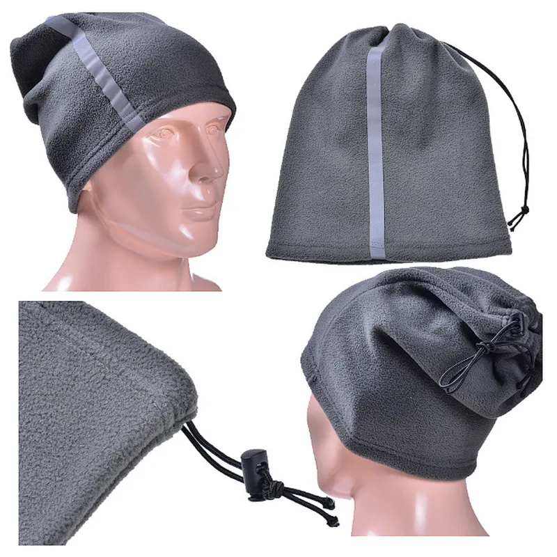 Factory Wholesale Reflective Soft Fleece Neck Gaiter Warmer Bandana for Cold Weather Winter Outdoor Cycling Neck Warmer