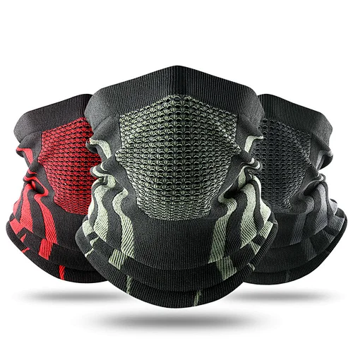 Factory wholesale Men Women Knitting Winter neck warmer Warm Soft tube Bandana ski scarf Snowboard windproof Warm neck gaiter