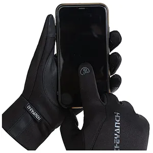 Factory wholesale winter touch screen bike gloves winter customize warm cycling gloves waterproof bike gloves