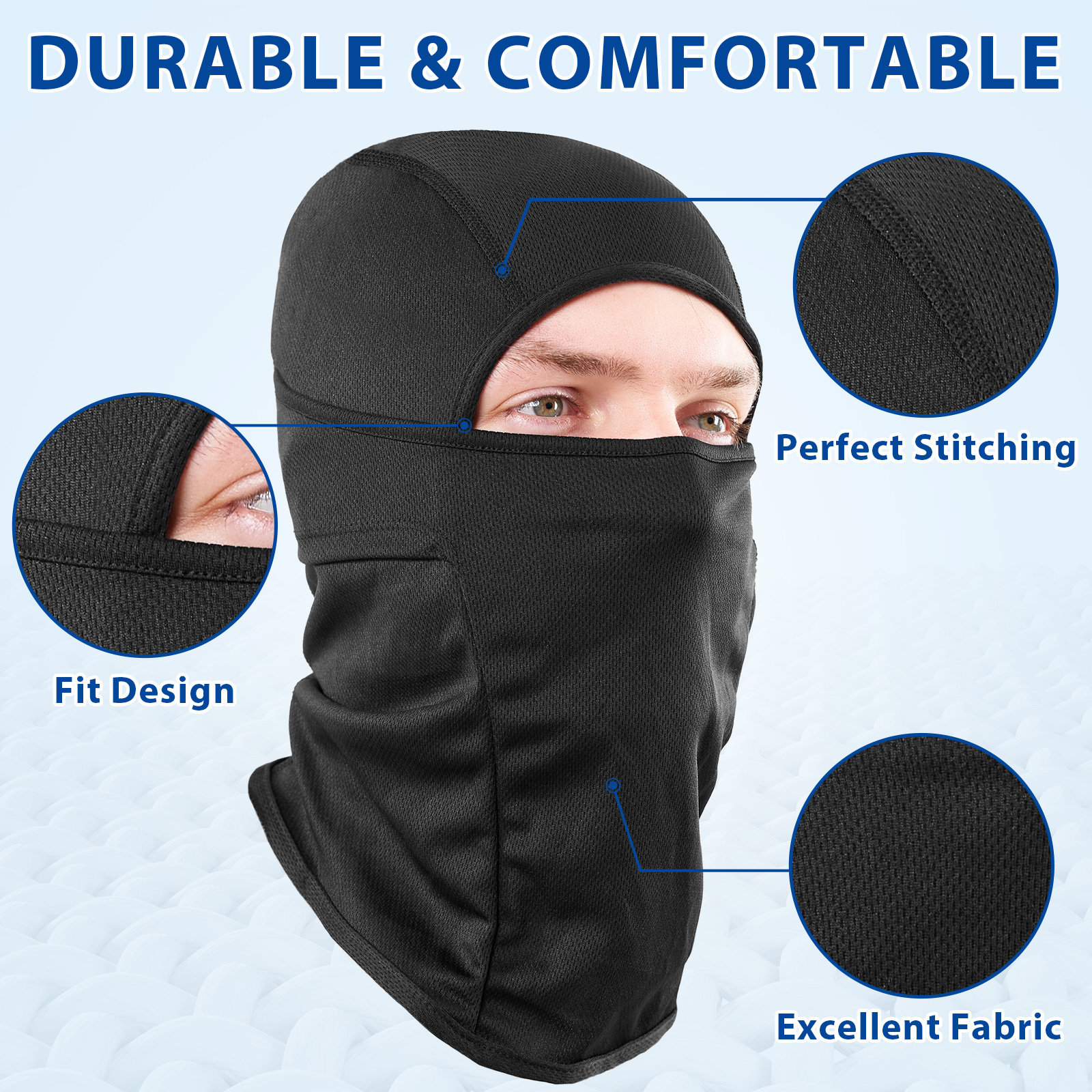 Factory Wholesale Sun UV Protection Balaclava Ski Mask Men Women Bike Motorcycle Helmet Liner Customize Balaclava Face Mask