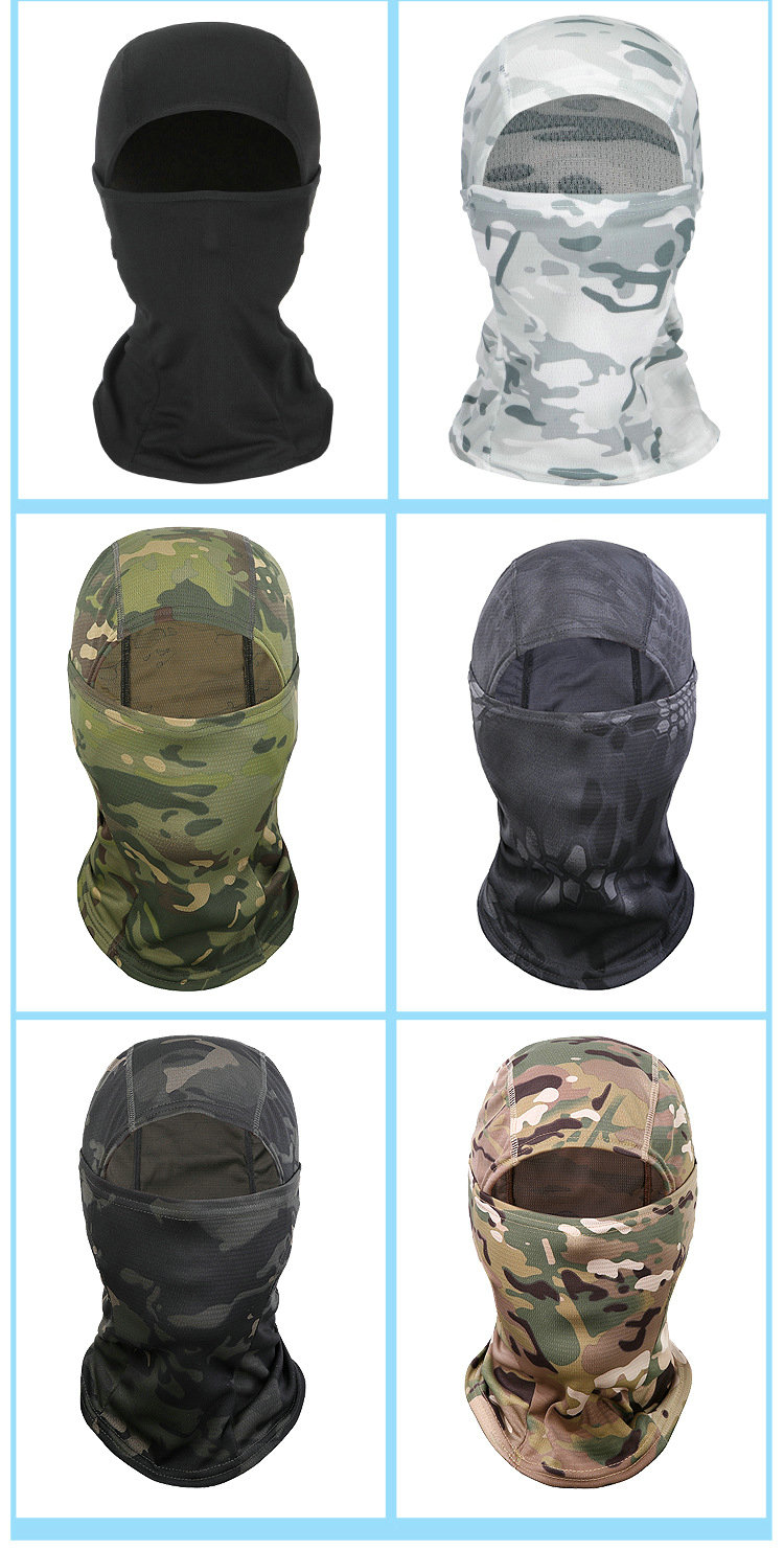 Factory Wholesale Sun UV Protection Balaclava Ski Mask Men Women Bike Motorcycle Helmet Liner Customize Balaclava Face Mask