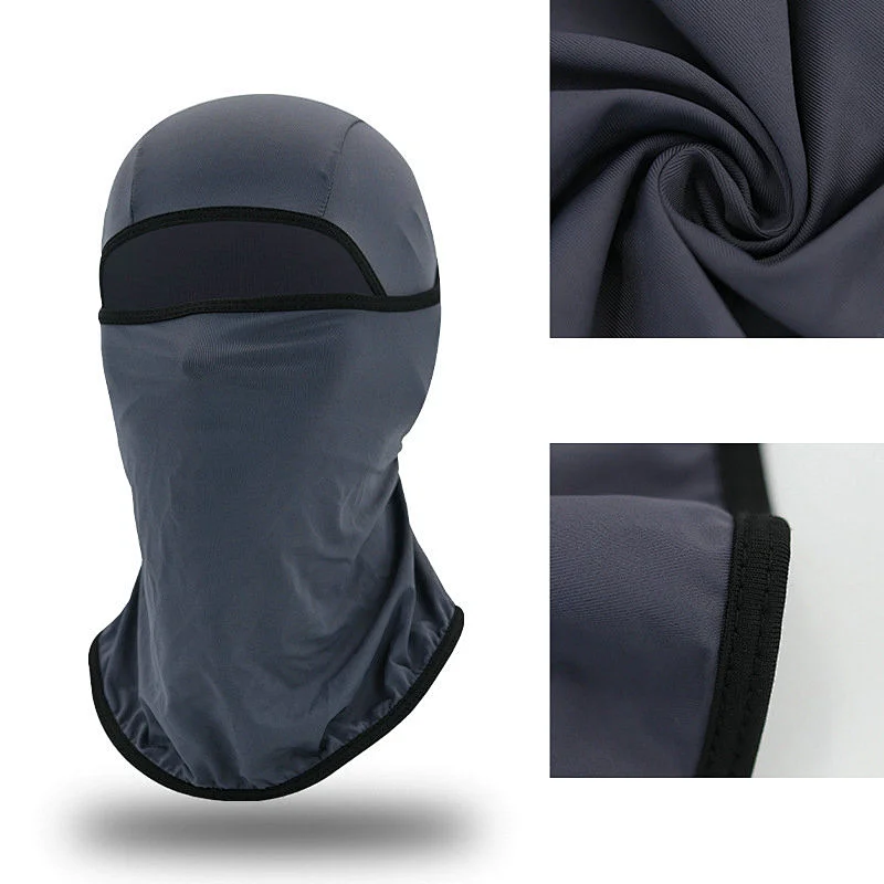 Factory Wholesale UV Protection Balaclava Face Mask Ice Silk Cooling Balaclava Men Women Summer Sun Hood Cycling Hiking Running