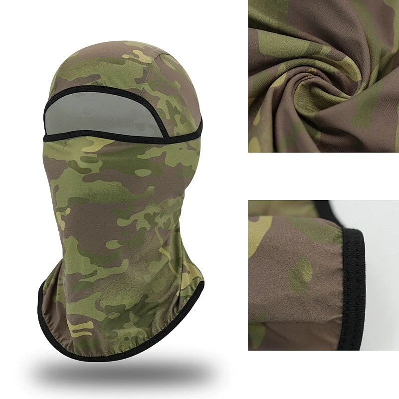 Factory Wholesale UV Protection Balaclava Face Mask Ice Silk Cooling Balaclava Men Women Summer Sun Hood Cycling Hiking Running