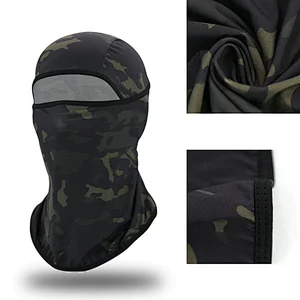 Factory Wholesale UV Protection Balaclava Face Mask Ice Silk Cooling Balaclava Men Women Summer Sun Hood Cycling Hiking Running