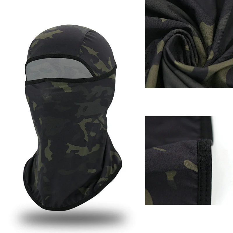 Factory Wholesale UV Protection Balaclava Face Mask Ice Silk Cooling Balaclava Men Women Summer Sun Hood Cycling Hiking Running