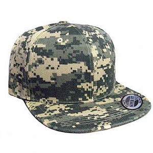 Camo Flat Brim Cap