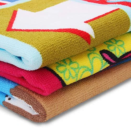 Microfiber printed beach towel