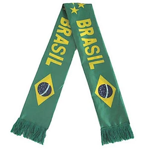 Printed fan scarf