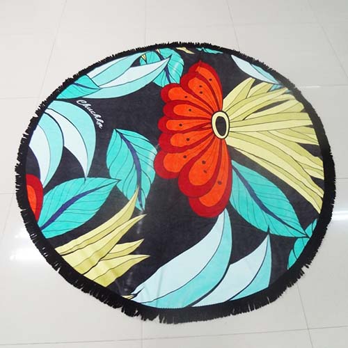 Round beach towel
