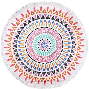 Round beach towel
