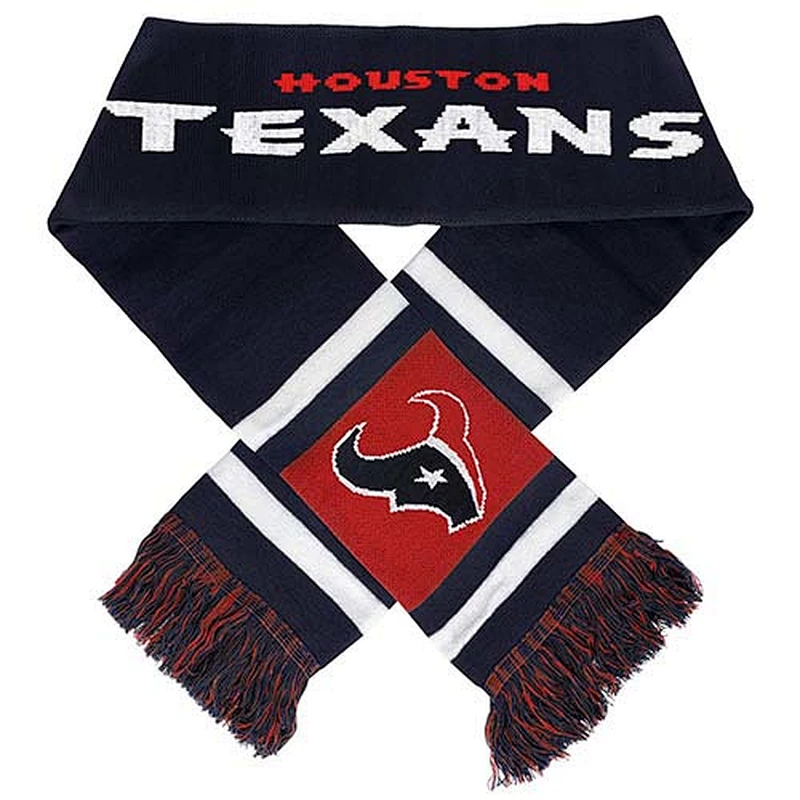 Knitted fan scarf