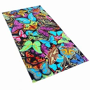 Microfiber printed beach towel