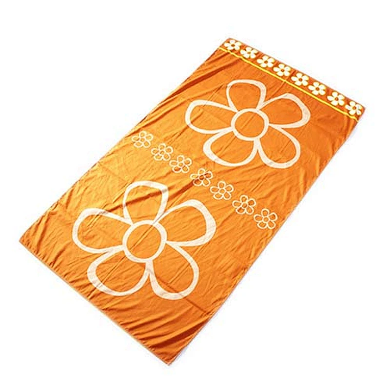 Microfiber printed beach towel