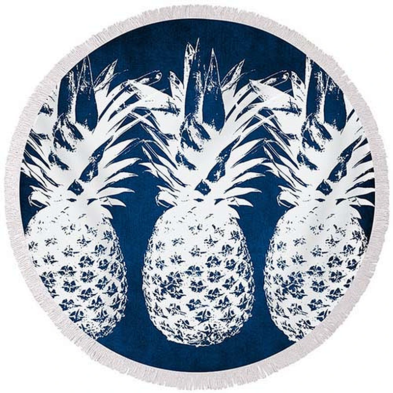 Round beach towel