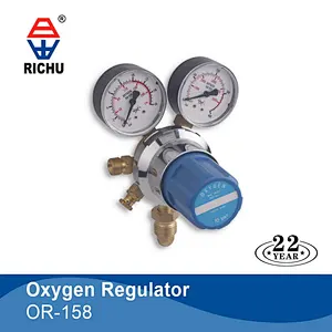 Murex Oxygen Gas Pressure Regulator With Double Gauge