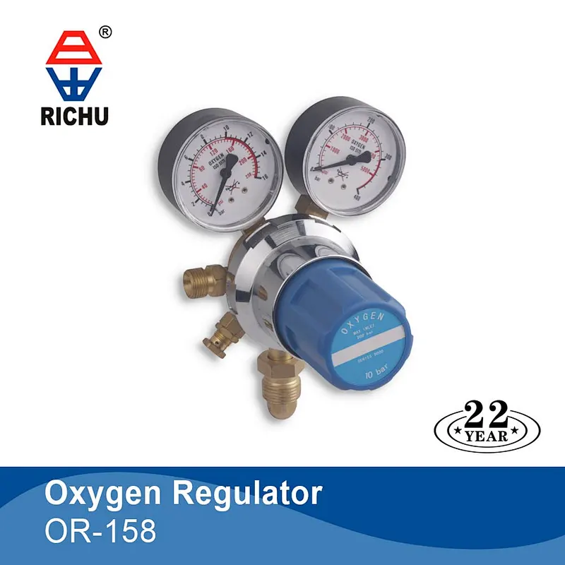 Murex Oxygen Gas Pressure Regulator With Double Gauge