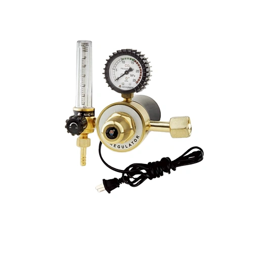 Economic Industrial CO2 Shielding Regulator 220V With Flow meter and Heater