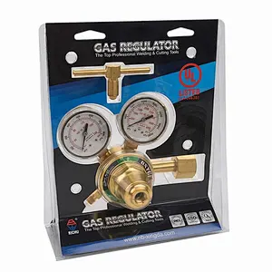 Victor Style 250 Series Medium Duty Single Stage UL Listed With 2 Gauges Acetylene Gas Regulator
