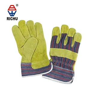 10.5 inch cowhide leather welding work gloves