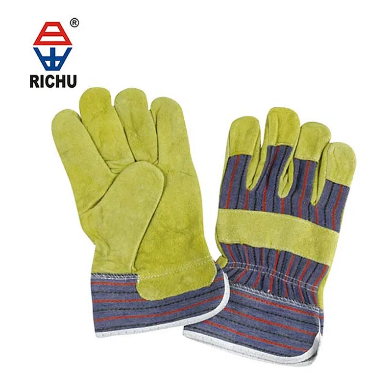 10.5 inch cowhide leather welding work gloves