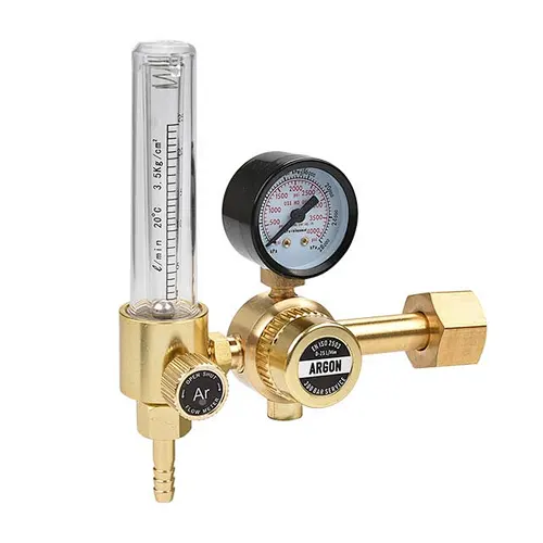 200bar Service Brass Argon/CO2 Gas Regulator With Flow Meter For MIG/TIG Welder