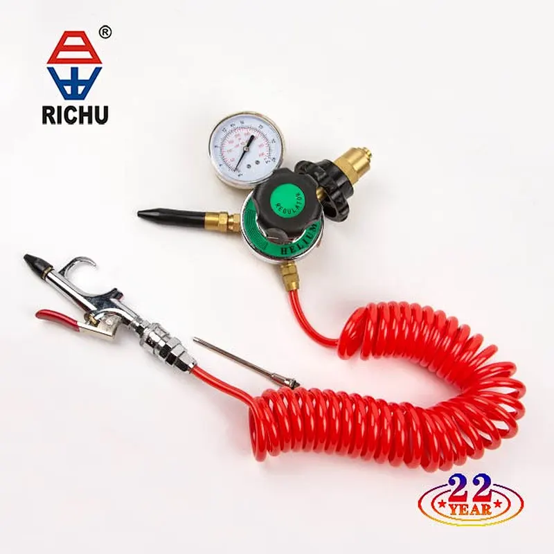 Full Brass Balloon Inflator Helium Pressure Regulator With Hand Wheel