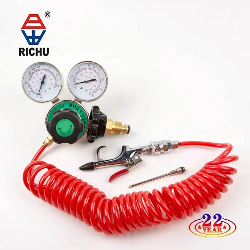 Helium Pressure Regulator with Helium Gas