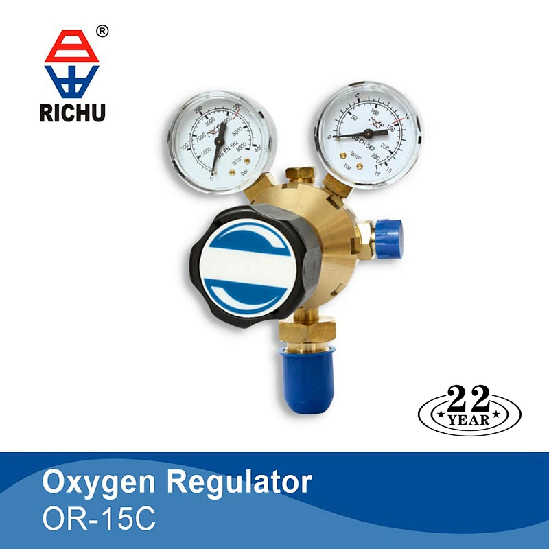 Murex Oxygen Gas Pressure Regulator With Double Gauge
